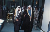 King Fahd and the Emir of Kuwait, Sheikh Jaber Al Sabah Click to view high resolution version