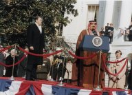 King Fahd during his visit to the United States in 1985.  Click to view high resolution version
