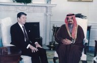 King Fahd with President Reagan.  Click to view high resolution version